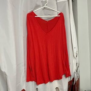 Free people loose fit shirt size small